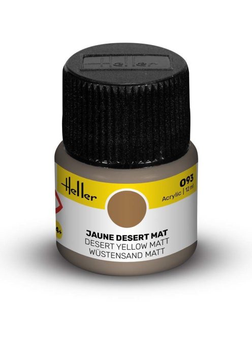 Heller - Peinture Acrylic 093 jaune desert mat