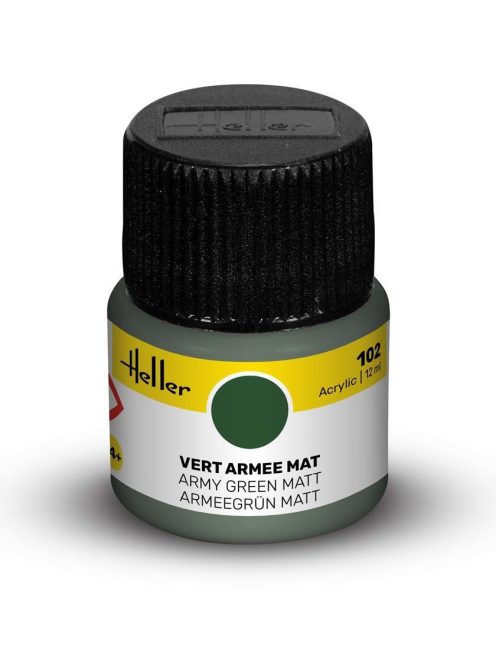 Heller - Peinture Acrylic 102 vert armee mat