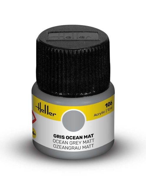 Heller - Peinture Acrylic 106 gris ocean mat