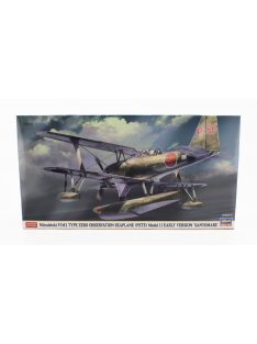   Hasegawa - MITSUBISHI F1M2 TYPE ZERO OBSERVATION SEAPLANE MODEL 11 SANYOMARU MILITARY AIRPLANE 1941 /