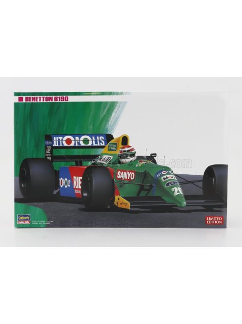 Hasegawa - BENETTON F1  B190 FORD N 19 ALESSANDRO NANNINI + N 20 SEASON 1990 NELSON PIQUET /
