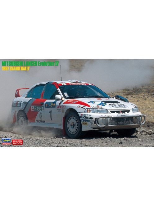 Hasegawa - Mitsubishi Lancer Evolution Iv N 1 Safari Rally 1997 T.Makinen - S.Harjanne