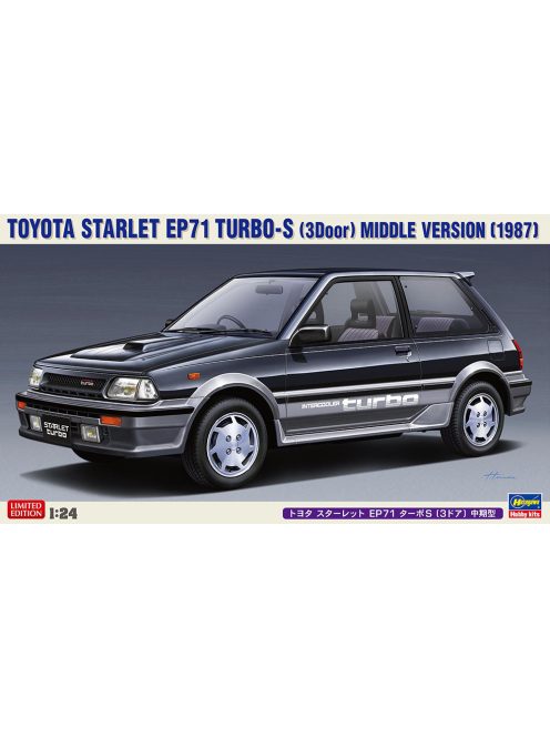 Hasegawa - Toyota Starlet Ep71 Turbo S Middle Version 1987
