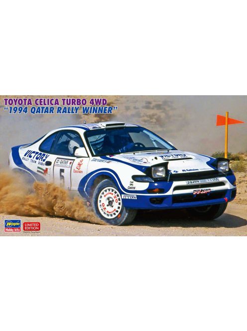 Hasegawa - Toyota Celica Turbo 4Wd N 5 Winner Rally Qatar 1994 K.Malik - S.Khalifa