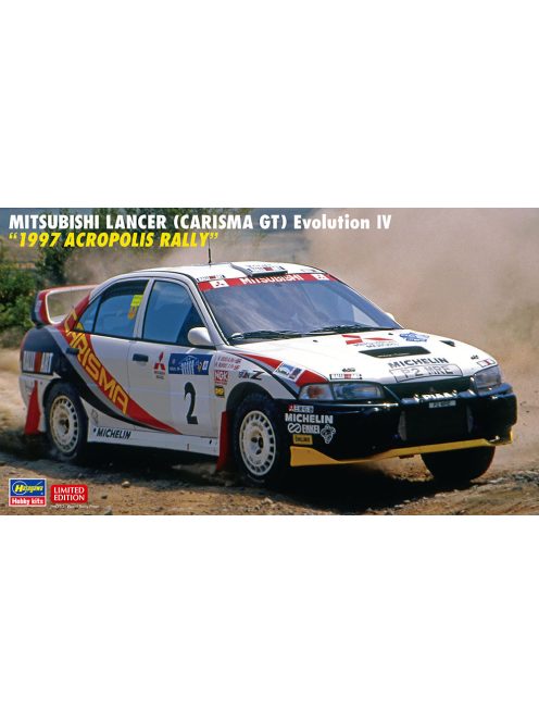 Hasegawa - Mitsubishi Lancer Carisma Gt Evolution Iv N 2 Rally Acropolis 1997 A.Reid - R.Burns