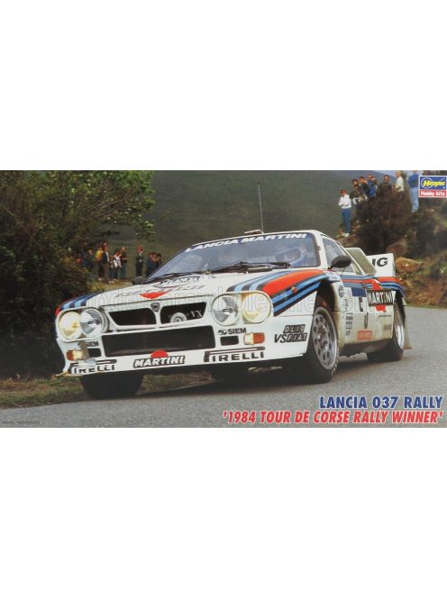 Hasegawa - LANCIA 037 TEAM MARTINI RACING N 5 WINNER RALLY TOUR DE CORSE 1984 M.ALEN - I.KIVIMAKI /