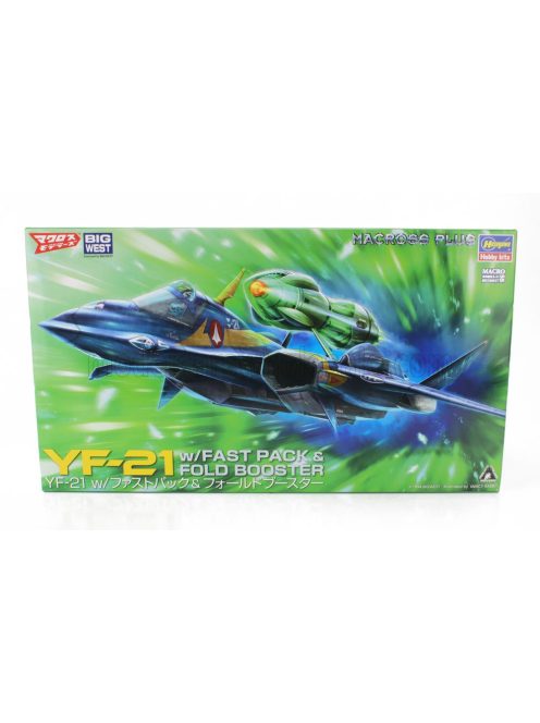 Hasegawa - TV SERIES YF-21 ROBOT FAST PACK AND FOLD BOOSTER AIRPLANE MACROSS PLUS /