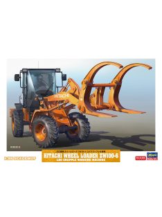   Hasegawa - Hitachi Fiat Zw100-6 Ruspa Gommata Tractor - Scraper