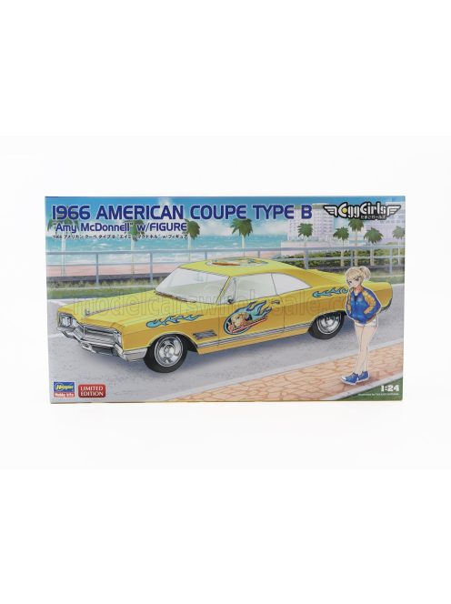 Hasegawa - PONTIAC AMERICAN COUPE TYPE B WITH AMY MCDONNELL FIGURE 1966 /
