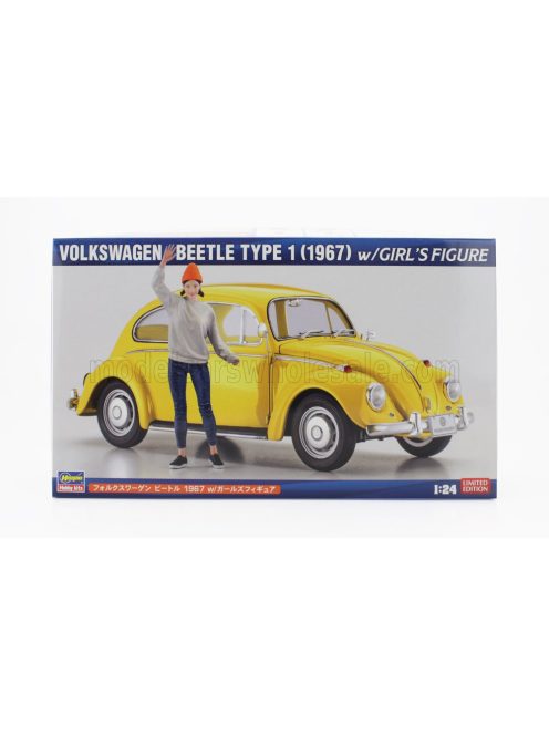 Hasegawa - VOLKSWAGEN BEETLE TYPE 1 WITH GIRL FIGURE 1967 /