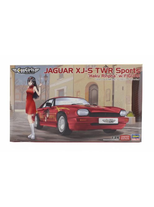 Hasegawa - JAGUAR XJ-S TWR SPORTS WITH HAKU RINPHA FIGURE /
