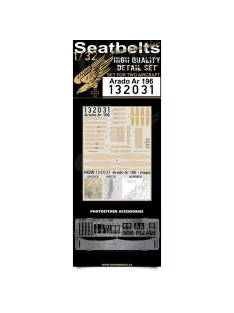   HGW Models - 1/32 Arado Ar 196 - Fabric Seat Belts  - 2 sets Revell