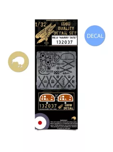   HGW Models - 1/32 RE.8 - Interior + Decal - Photo-etched Sets  - interior details + instr. panel decal WnW