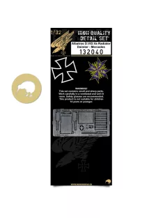   HGW Models - 1/32 Albatros D.V / D.Va - Radiator - Photo-etched Sets  - Wingnut Wings