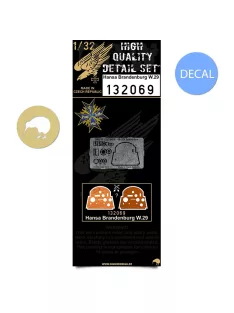  HGW Models - 1/32 W.29 - Interior + Decal - Photo-etched Sets  - instr. panel set + instr. panel decal WnW