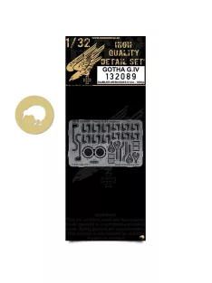   HGW Models - 1/32 Gotha G.IV - D.-M. D.VIa 160hp Engines - Photo-etched Sets  - Wingnut Wings
