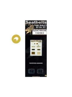   HGW Models - 1/32 Sopwith Triplane - Fabric Seat Belts  - 2 sets Wingnut Wings