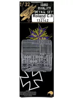   HGW Models - 1/32 Roland C.II - Armament - Photo-etched Sets  - Wingnut Wings