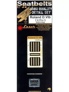   HGW Models - 1/32 Roland D.VIB - Fabric Seat Belts  - pre-cut (laser) Wingnut Wings