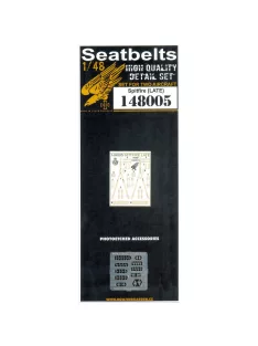   HGW Models - 1/48 Spitfire – Late (Q type) - Microplastic Seat Belts - 2 sets