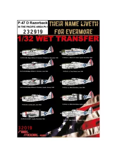  HGW Models - 1/32 P-47D Razorback IN THE PACIFIC AREA Pt.1 Markings