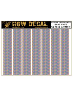   HGW Models - 1/72 5 Colour Lozenge Lower - Decals Wood Grain - base white sheet: A5