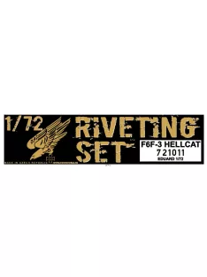 HGW Models - 1/72 F6F-3 Hellcat - Riveting Sets - Eduard