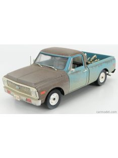   Highway61 - Chevrolet C-10 Pick-Up And Alien Figure 1971 - Independence Day Light Blue Brown