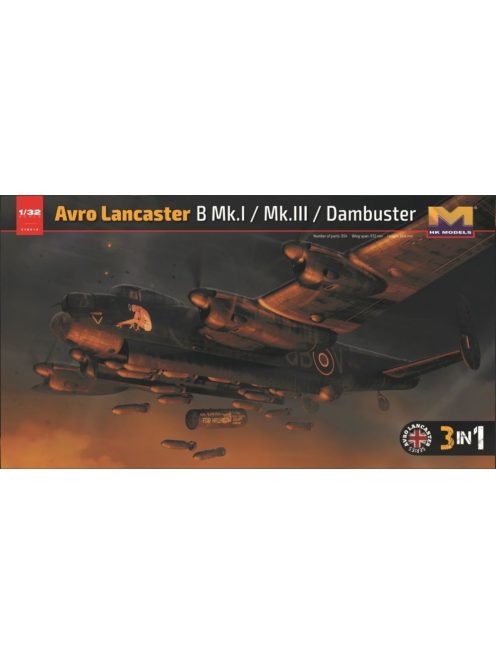 HongKong Model - Avro Lancaster B Mk.I / Mk.III /Dambuster 3 in 1