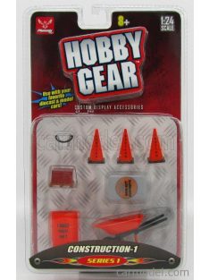   Hobby Gear - Accessories Set Costruzioni Edili - Building Constructions Zone Orange Grey
