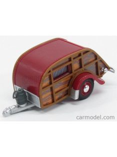 Hongwell - Trailer Caravan Roulotte 1960 Red Wood