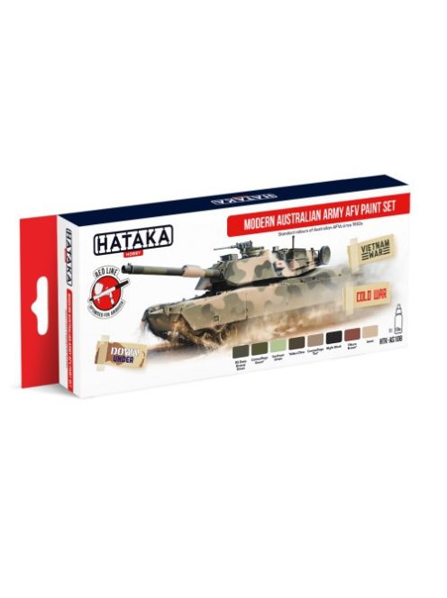 HATAKA - Red Line Set (8 pcs) Modern Australian Army AFV paint set
