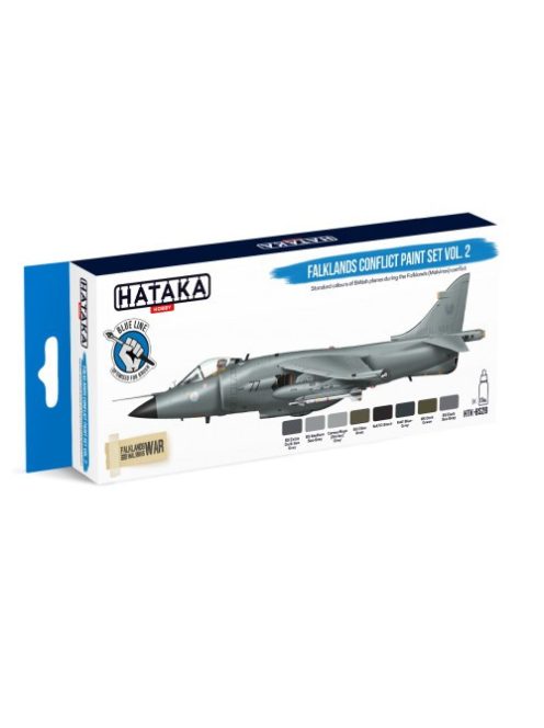 HATAKA - Blue Line Set (8 pcs) Falklands Conflict paint set vol. 2