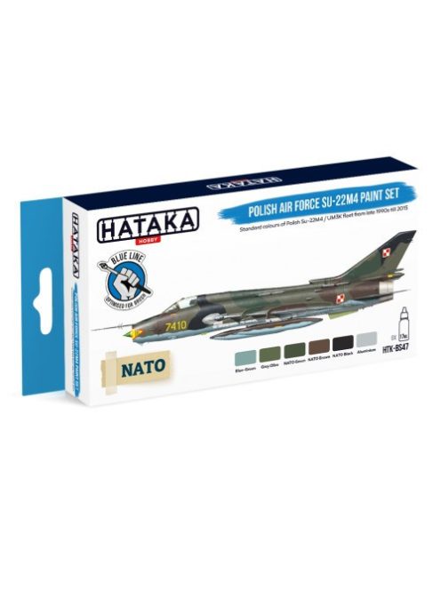 HATAKA - Blue Line Set (6 pcs) Polish Air Force Su-22M4 paint set