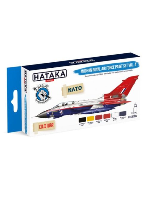 HATAKA - Blue Line Set (6 pcs) Modern Royal Air Force paint set vol. 4