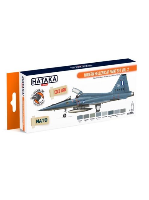 HATAKA - Orange Line Set(8 pcs) Modern Hellenic AF paint set vol. 2