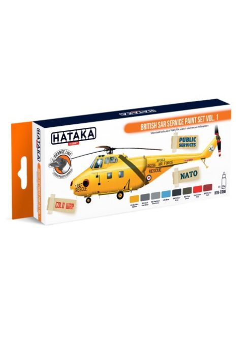 HATAKA - Orange Line Set(8 pcs) British SAR Service paint set vol. 1