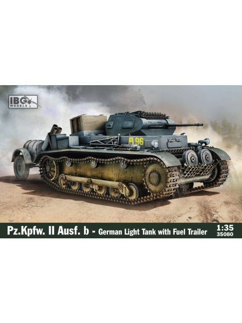 IBG - 1/35 Pz.Kpfw. II Ausf. b - German Light Tank with fuel trailer