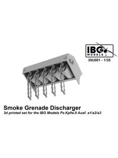   IBG - 1/35  Smoke Grenade Dischargers for Pz.Kpfw.II Ausf. a1/a2/a3 - 3d Printed Set