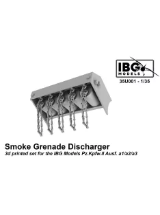   IBG - 1/35  Smoke Grenade Dischargers for Pz.Kpfw.II Ausf. a1/a2/a3 - 3d Printed Set