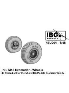 IBG - PZL M18 Dromader - Wheels - 3d Printed Set