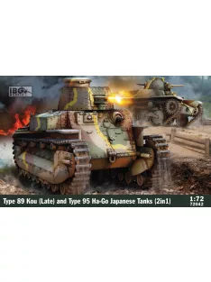   IBG - 1/72 Type 89 Kou (Late) and Type 95 Ha-Go Japanese Tanks