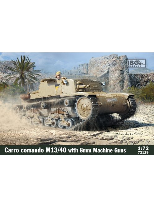 IBG - 1/72 Carro Comando M13/40 with 8mm Breda Machine Guns