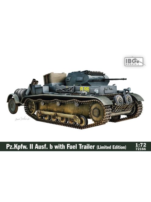 IBG - 1/72 Pz.Kpfw. II Ausf. b with Fuel Trailer (Limited Edition)
