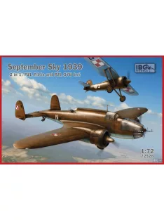   IBG - 1/72 September Sky 1939: 2 in 1 PZL P.11a and PZL 37B Łoś     