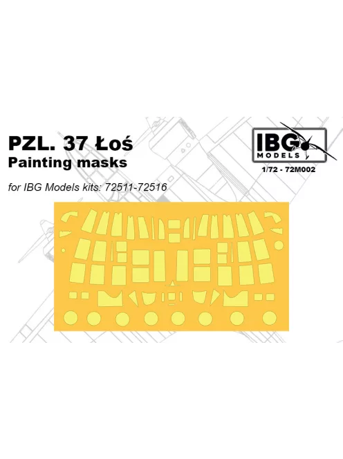 IBG - PZL.37 Los Painting Masks set