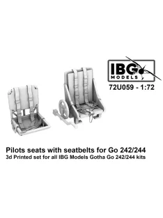 IBG - 1/72 Pilots seats with seatbelts for Gotha Go-242/244