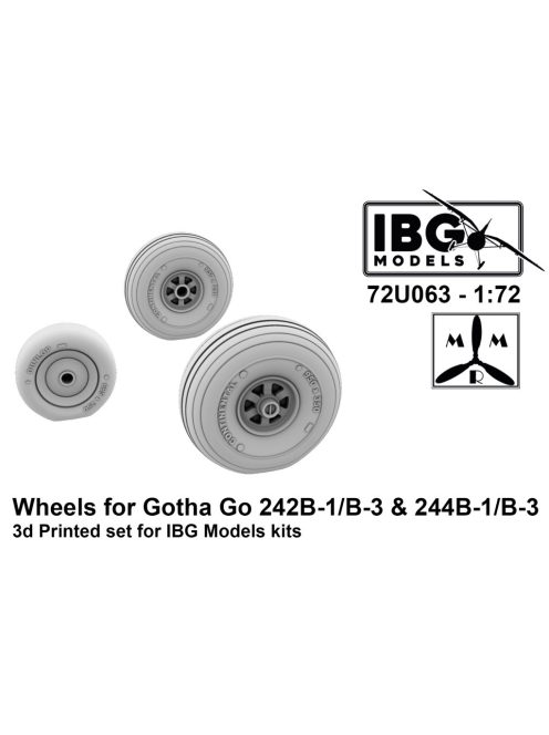 IBG - 1/72 Wheels for Gotha Go 242B-1/B-3 & 244B-1/B-3