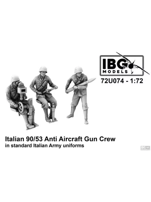 IBG - Italian 90/53 Anti Aircraft Gun Crew in standard uniforms