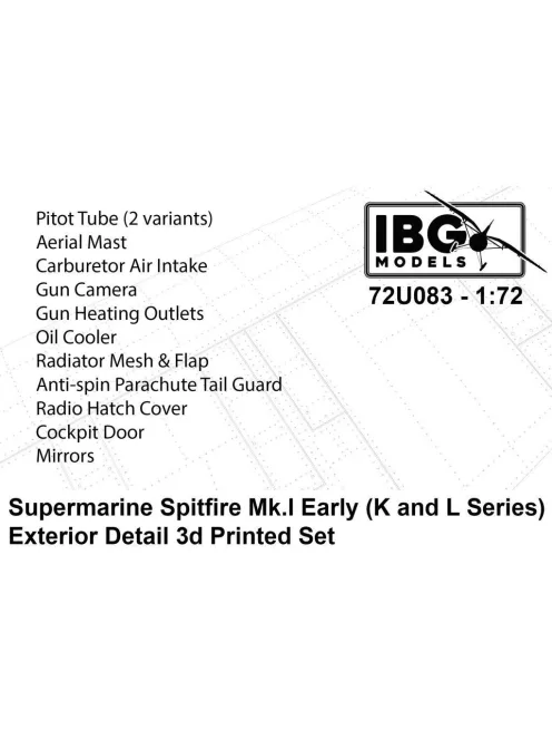 IBG - Spitfire Mk.I/II Exterior detail set